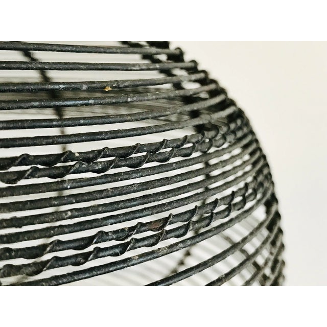 1920’s French Wire Egg Basket For Sale - Image 10 of 13