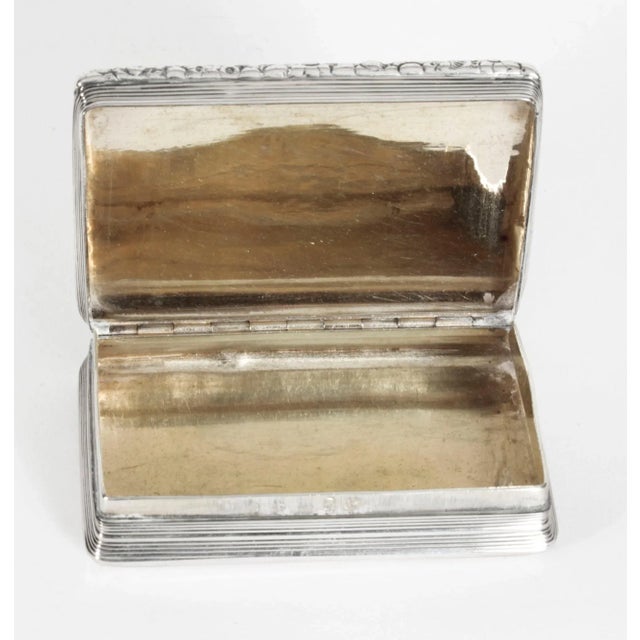 19th Century George III Silver Snuff Box, Birmingham, 1817 For Sale - Image 9 of 13
