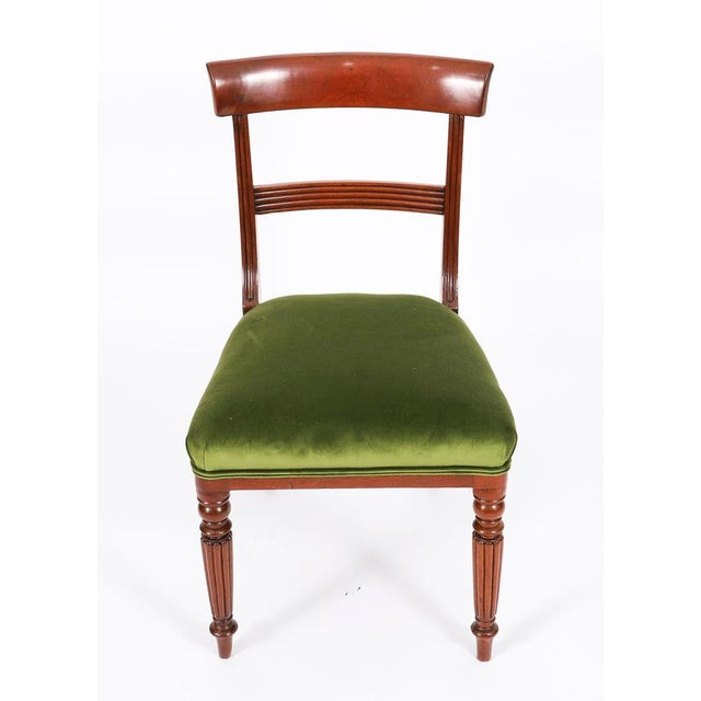 Antique Regency Dining Chairs, Set of 6 For Sale - Image 4 of 13