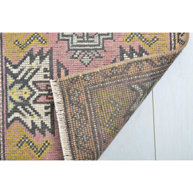 Wool Mid 20th Century Small Kilim For Sale - Image 4 of 5