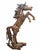 Mid 20th Century Vintage Rustic Life-Size Teak Root and Driftwood Rearing Horse Sculpture For Sale - Image 5 of 12