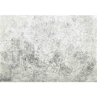 Mogens Nørgård, Composition with Figures, 1988, Etching on Paper For Sale