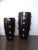 Modern Pair of Black and Gold Sculpture Planters For Sale - Image 3 of 8