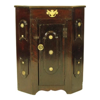 19th-C. American Corner Cabinet For Sale