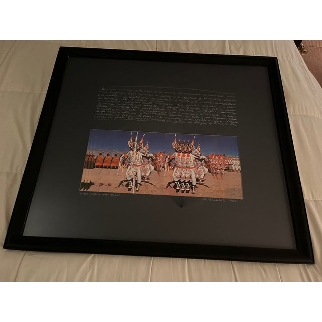 Traditional Gaston Ugalde Signed 1983 Diablos Mineros Photo Art 34x30 For Sale - Image 3 of 6