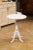 Swedish 1880s Painted Wood Guéridon Table with Oval Top and Pedestal Base For Sale - Image 9 of 13