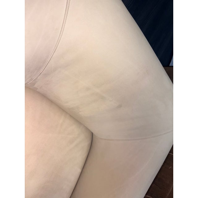 Rh 1950s Italian Shelter Arm Leather Chair | Classic Depth | Italian Veneto | Ivory For Sale - Image 16 of 18