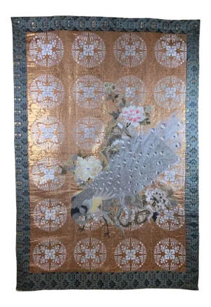 Vintage Large Chinese Hand-Embroidery Tapestry