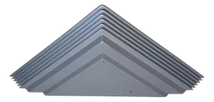Space Age Triangle Wall Light