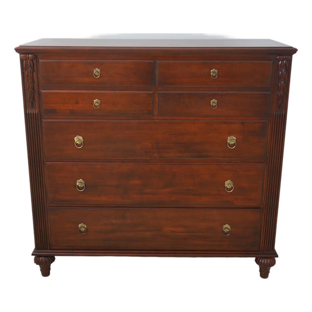 Ethan Allen British Classics Maple Chest of Drawers For Sale