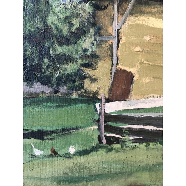 1940s Kurt Conrad Loew, Le Poulailler, 1946, Oil on Canvas, Framed For Sale - Image 5 of 13