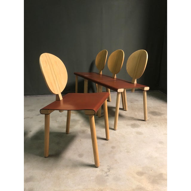 Vintage Chairs by Gigi Sabadin for Crassevig, 1980, Set of 4 For Sale - Image 11 of 16