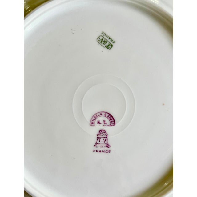 Antique White 19th C. Limoges Gilt Scalloped Dinner Plates, Set of 6 For Sale - Image 8 of 9