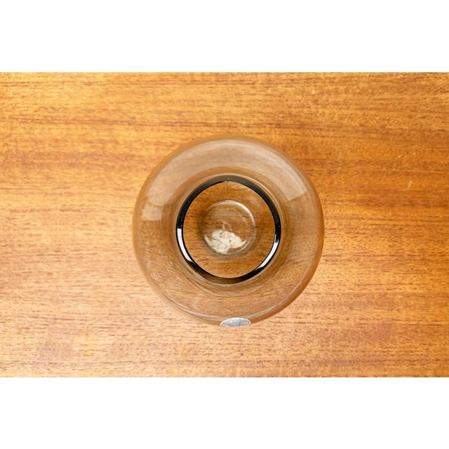 Mid-Century German Fischmaul Glass Vase from Hirschberg, 1960s For Sale - Image 4 of 14