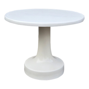 Vintage Thonet Space Age Round Fiberglass Pedestal Table