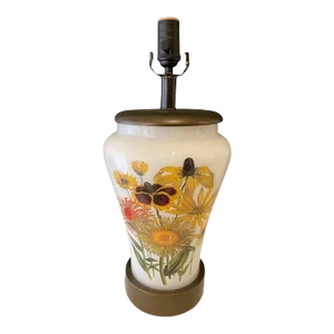 Yellow Summer Garden Lamp by Liz Marsh