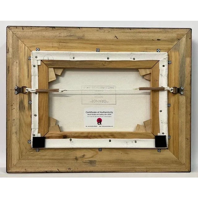 Farm Track in Wooded Landscape With Pink & Green by 20th Century British Artist, 1985 Circa For Sale - Image 12 of 12