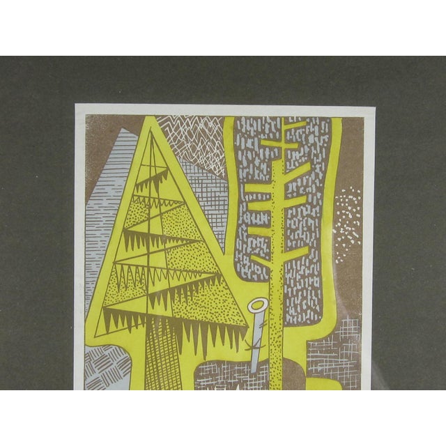 1931 German Cubist Lithograph / Nature For Sale - Image 4 of 11