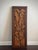 A striking large-scale hand-carved Chinese teak wall panel featuring an elaborate historical battle scene rendered in...