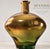Oversized Spanish Olive Green Art Glass Demijohn Vase With Iridescent Gold Luster For Sale - Image 10 of 10