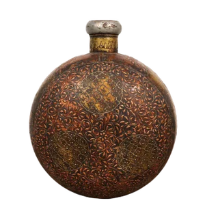 Antique Tibetan Handcraft Copper Tin Container