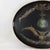 Vintage Hand Painted Tole Tray Black Lacquer With Classical Cameo Portrait and Golden Owl Motif For Sale In New York - Image 6 of 18