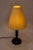 Large Art Deco Wooden Table Lamp with Fabric Shade, Vienna, 1930s For Sale - Image 6 of 12