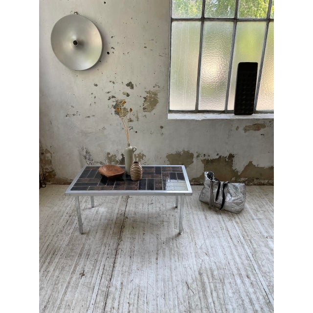 Chrome and Tiled Coffee Table, 1950s For Sale - Image 12 of 18