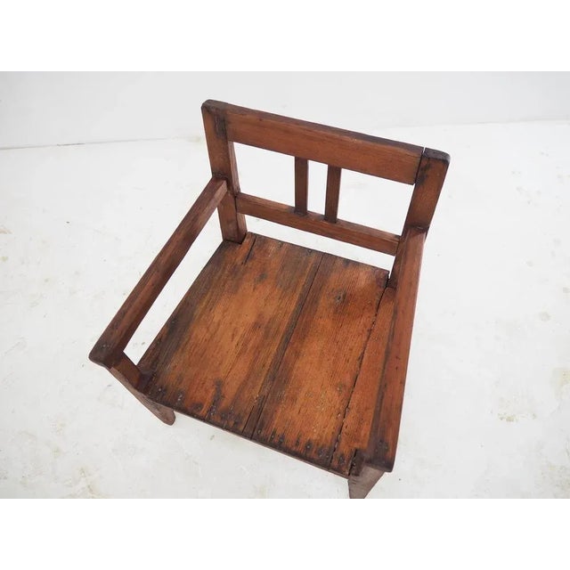 Brown Mid-Century Allwood Kids Armchair, 1950s For Sale - Image 8 of 11