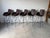 2000 - 2009 Vondom Faz Modern Outdoor Patio Bar Stools With Armrests by Ramón Esteve – Set of 5 For Sale - Image 5 of 12