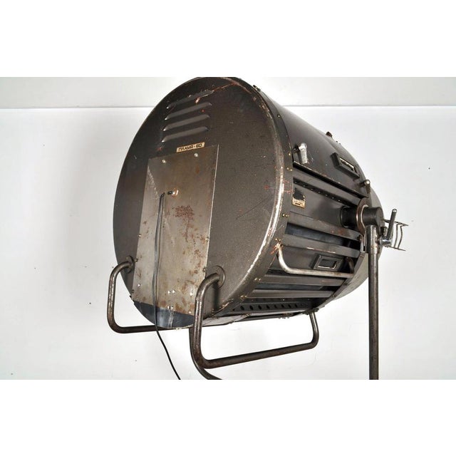 Black Large Theater Spotlight Floor Lamp, 1972 For Sale - Image 8 of 14