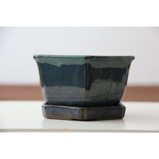 Japanese Ceramic Bonsai Plant Pots, 1990s, Set of 10 For Sale - Image 6 of 9
