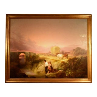 18th Century Summer Haying Scene by W. F. Withirington For Sale