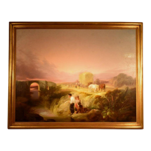 18th Century Summer Haying Scene by W. F. Withirington