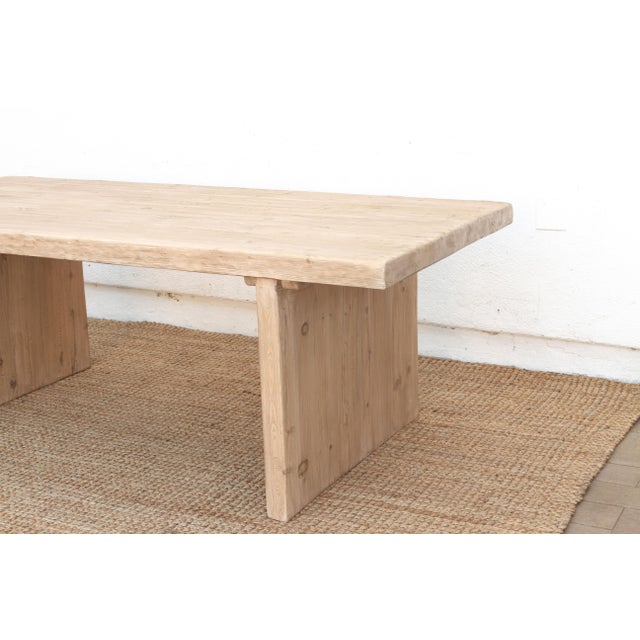 The Bastide, 84" Reclaimed Wood Tavern Table For Sale In Los Angeles - Image 6 of 16