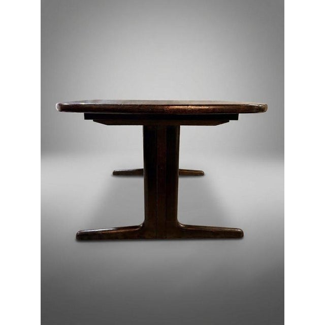 Mid-Century Danish Extending Oak Dining Table by Skovby, 1970s For Sale - Image 6 of 8