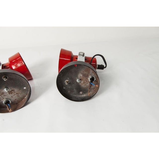 Red and Black Wall Lights, 1970s, Set of 2 For Sale - Image 14 of 18