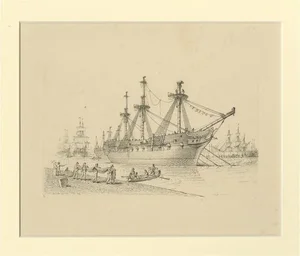 H. Moses, City Canal, 1837, Print