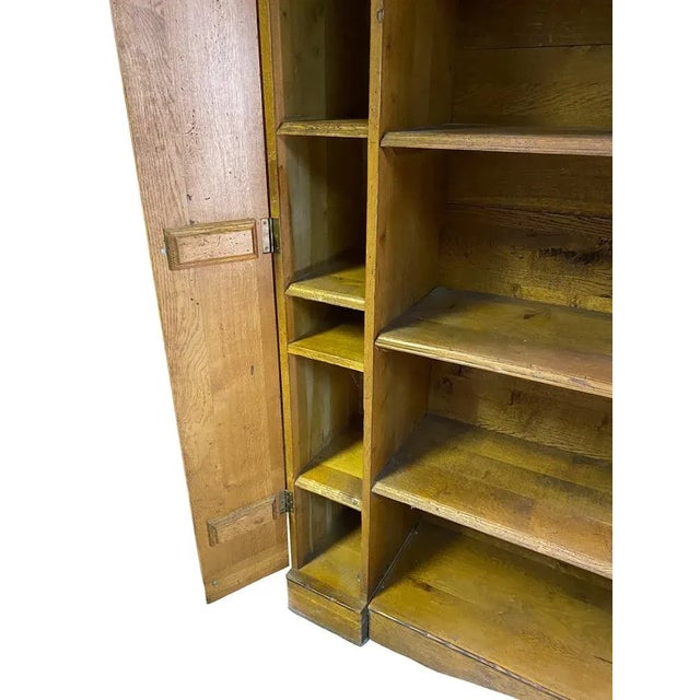 Large Vintage French Oak Shelf, 1990s For Sale - Image 9 of 11