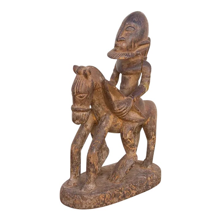 Original 19th Century African Warrior Statue Chairish