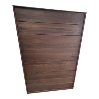 Mid Century Style Walnut Mobican Highboy For Sale