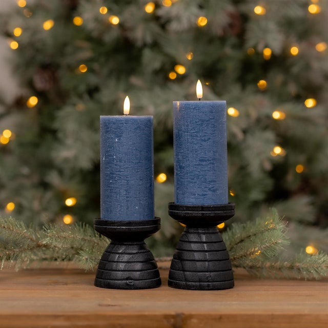 Add a touch of tranquility and style to your space with the FIA Wick Blue Pillar Candle Set. Featuring a cool blue tone...