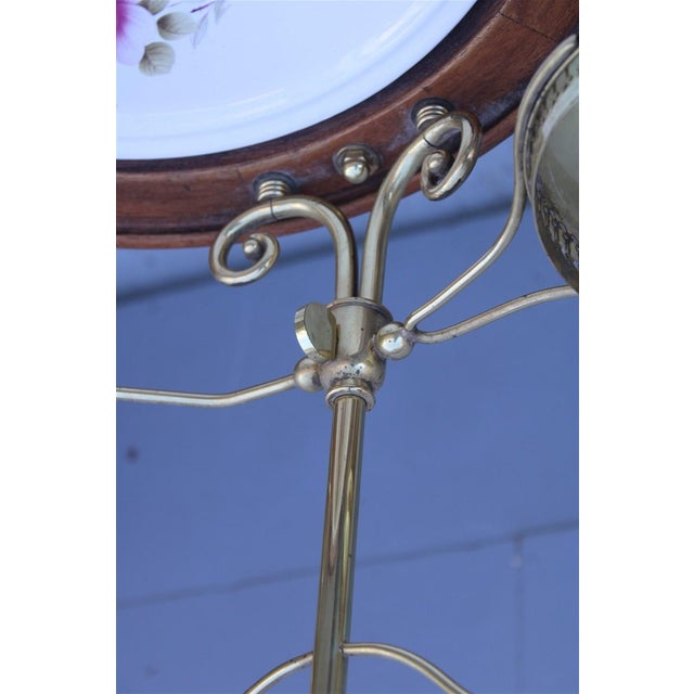 Bedroom Washstand with Basin, Pitcher, and Mirror For Sale - Image 6 of 15