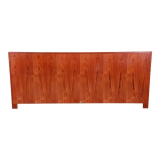 Falster Danish Modern Teak King Size Headboard, 1960s For Sale