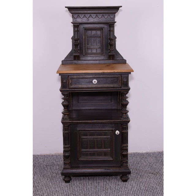 Rustic Late 19th Century Pine Nightstands, 1899, Set of 2 For Sale - Image 3 of 9