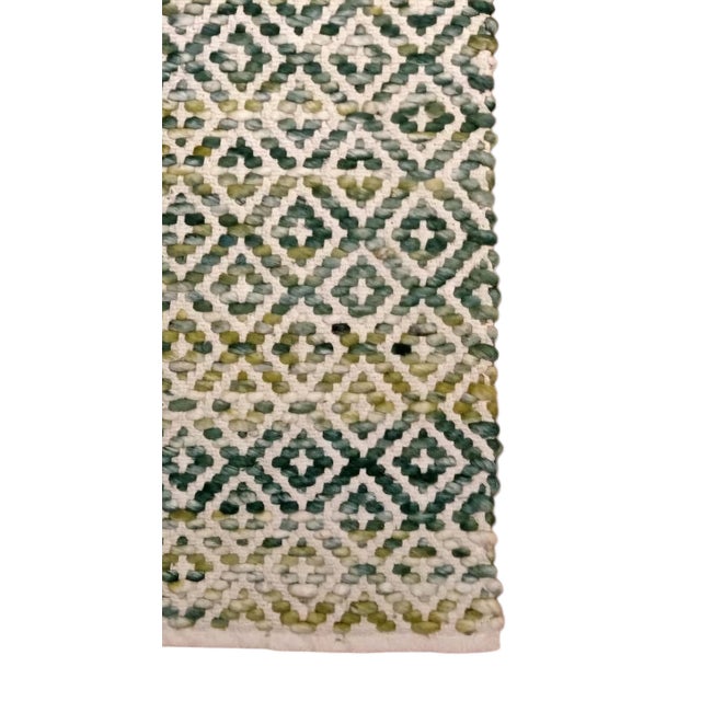 Scandinavian Handwoven Rug For Sale - Image 4 of 6