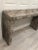 Sand Whitewashed Woven Rattan Console Table For Sale - Image 8 of 13