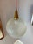 Metal Glass and Teak Globe Lamp by Doria For Sale - Image 7 of 11