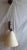 1970s Vintage Height-Adjustable Ceiling Lamp with Mounting and Counterweight in Teak with a Cream-Colored Paper Screen, 1970s For Sale - Image 5 of 8