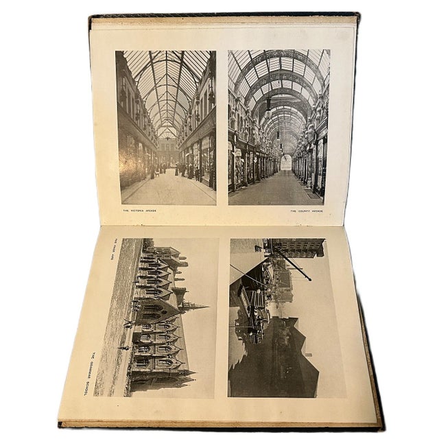 1900 - 1909 Antique C 1905 Book Fine Art Photographs Views of Leeds Yorkshire England For Sale - Image 5 of 8